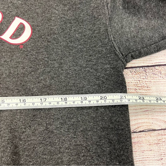 Champion Vintage Harvard VE-RI-TAS Gray Crewneck Pullover Sweater Size M - Picture 9 of 10